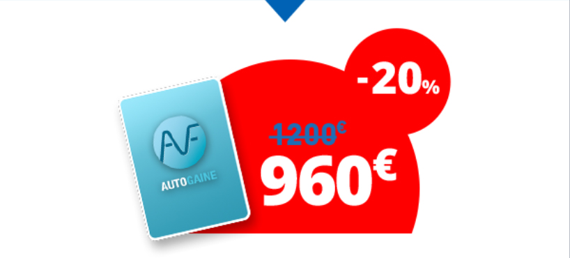 Le pack AUTOFLUID 10 - 960 au lieu de 1200 avec notre offre -20%.